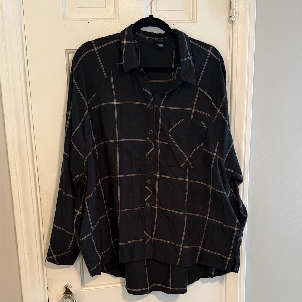 Flannel Button-up Shirt